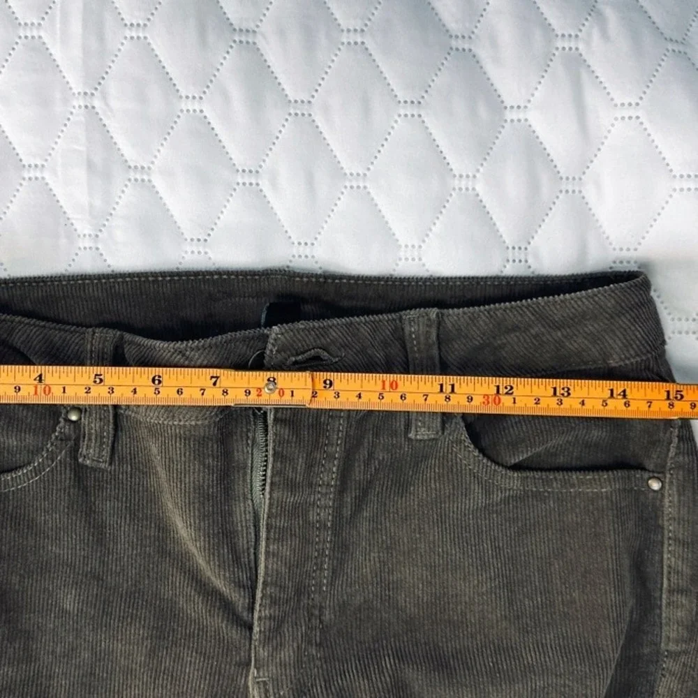 Windsor Corduroy Cargo Flare Pants Small‎ Olive Brown Good Utility Retro Y2K